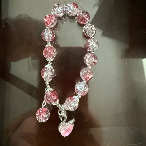 Adidas Jewelry - Chic Pink Crystal Bracelet